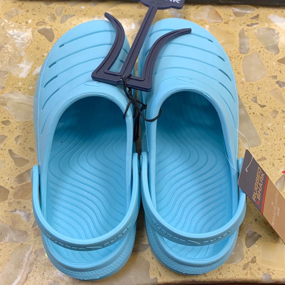 Womens light blue crocs